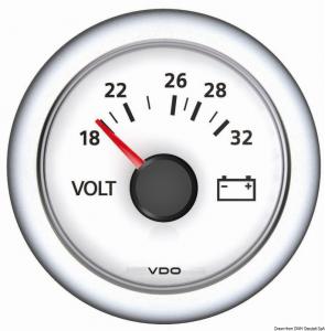 Voltmetro 18/32 V bianco
